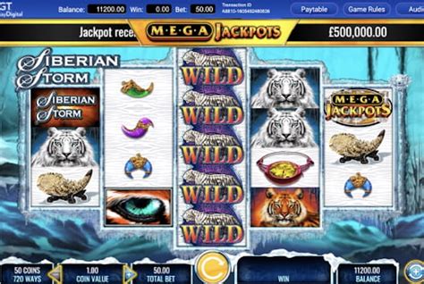 Siberian Storm Mega Jackpots .